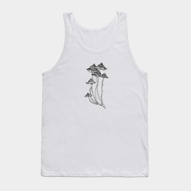 Magic Mushrooms Tank Top by iefae